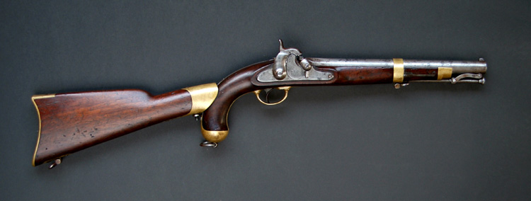 58/" TAN TWILL GUN SOCK SLEEVE 1861 1842 SPRINGFIELD CIVIL WAR U.S STENCIL FLAP
